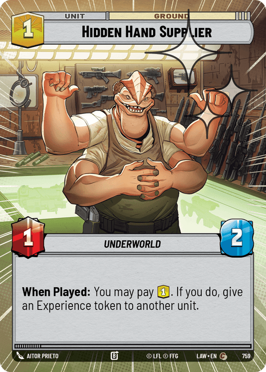 【LAW759/EN】Hidden Hand Supplier (Hyperspace/Foil)