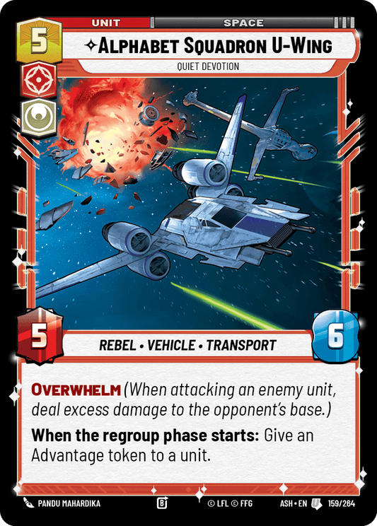 【ASH159/EN】Alphabet Squadron U-Wing - Quiet Devotion
