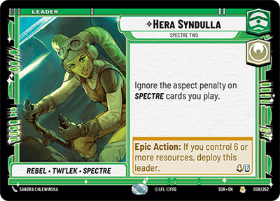 【SOR008/EN】Hera Syndulla - Spectre Two