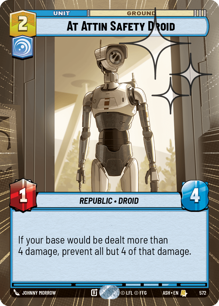 【ASH572/EN】At Attin Safety Droid (Hyperspace/Foil)