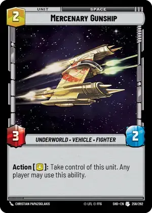 【SHD256/EN】Mercenary Gunship (FOIL)