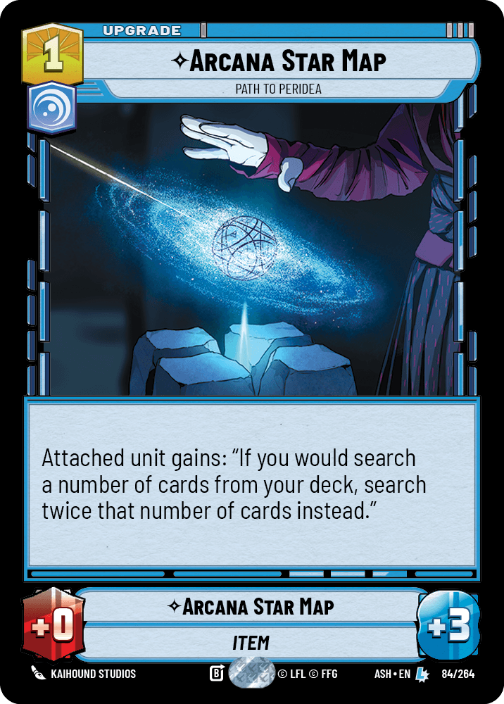【ASH084/EN】Arcana Star Map - Path to Peridea
