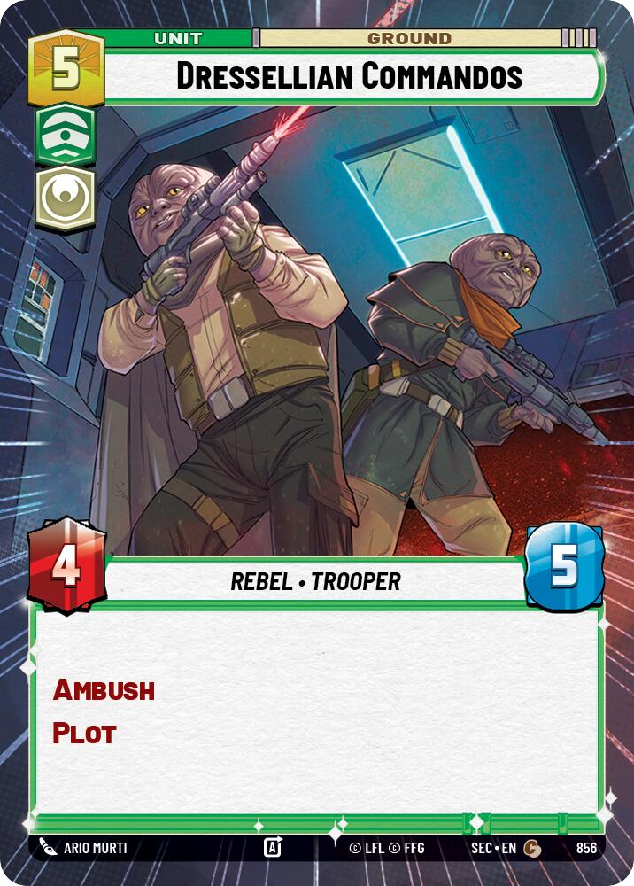【SEC0856/EN】Dressellian Commandos (Hyperspace/Foil)