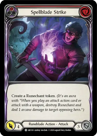 【U-ARC103/EN】[RF] Spellblade Strike[Red]