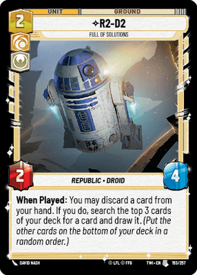 【TWI193/EN】R2-D2 - Full of Solutions(FOIL)