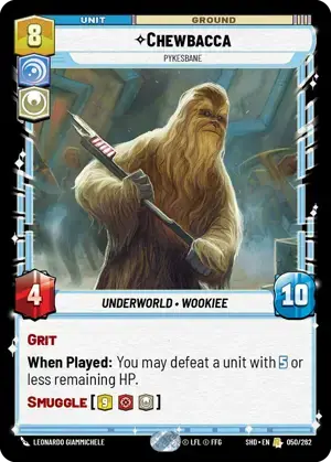 【SHD050/EN】Chewbacca - Pykesbane(FOIL)