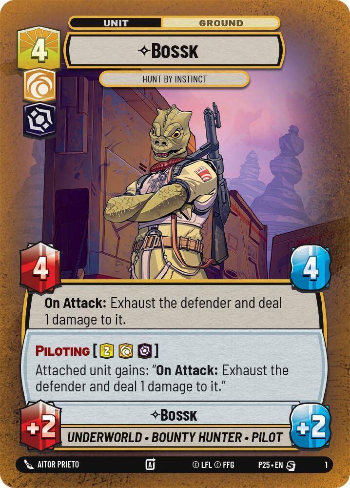 【P2501/EN】Bossk - Hunt By Instinct