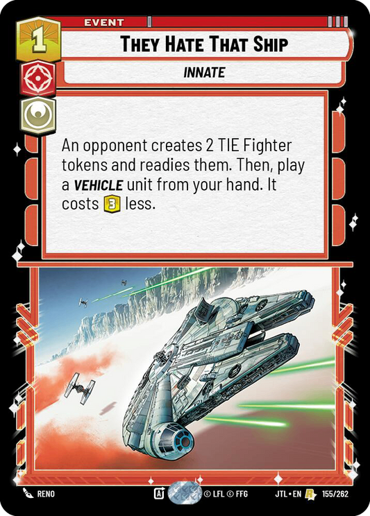 【JTL653/EN】They Hate That Ship(Foil)