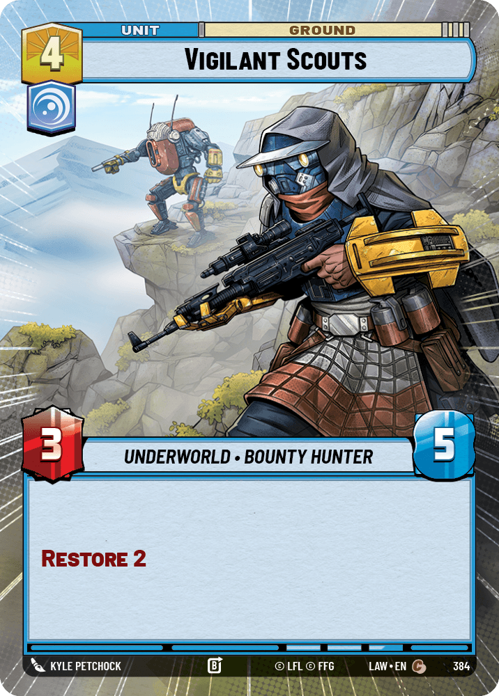【LAW384/EN】Vigilant Scouts (Hyperspace)