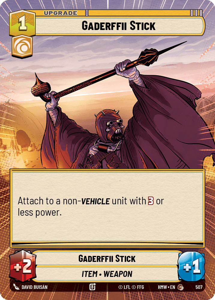 【HMW507/EN】Gaderffii Stick（HYPERSPACE）