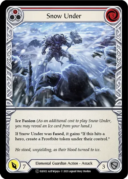 【U-ELE022/EN】Snow Under[Red]