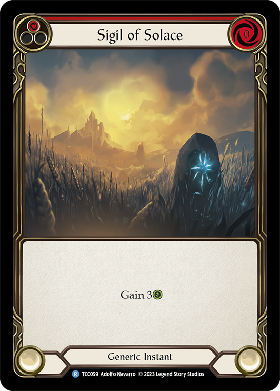 【TCC059/EN】Sigil of Solace[Red]