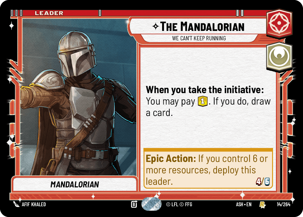 【ASH014/EN】The Mandalorian - We Can't Keep Running