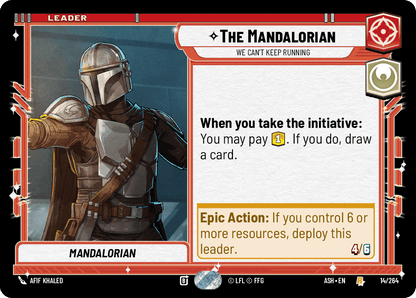 【ASH014/EN】The Mandalorian - We Can't Keep Running