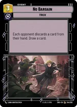 【SHD244/EN】No Bargain (FOIL)