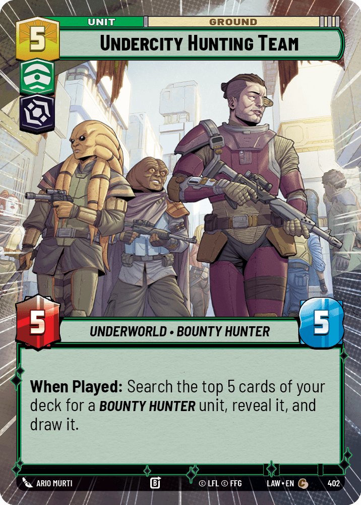 【LAW402/EN】Undercity Hunting Team (Hyperspace)