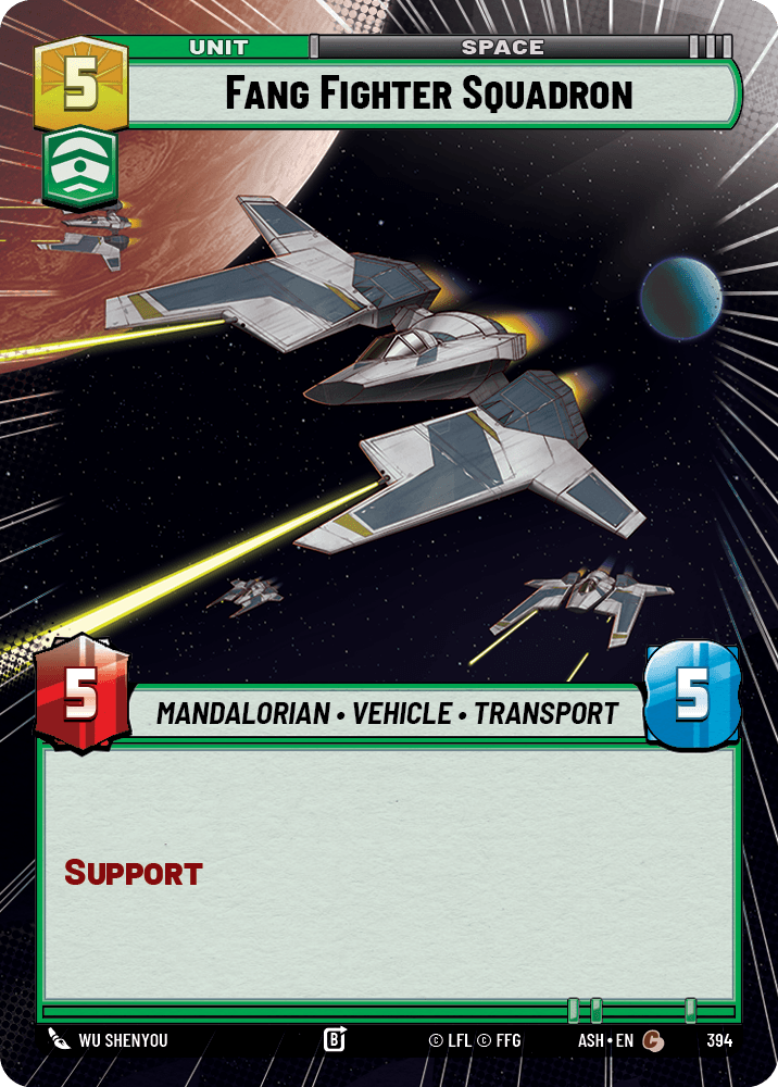 【ASH394/EN】Fang Fighter Squadron (Hyperspace)
