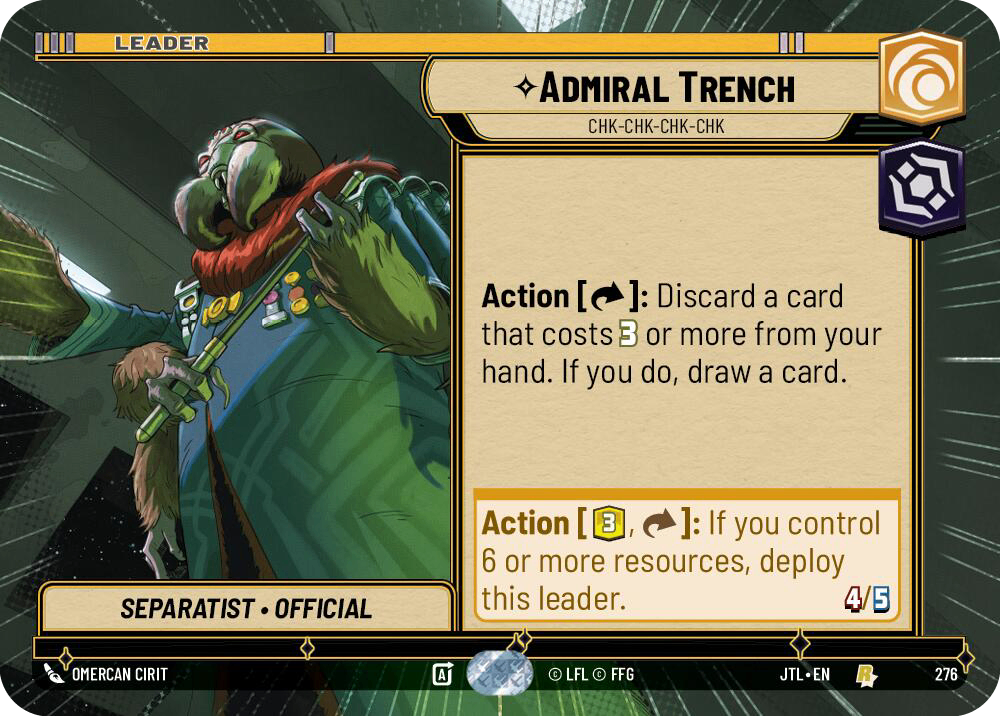 【JTL276/EN】Admiral Trench - Chk-chk-chk-chk(Hyperspace)
