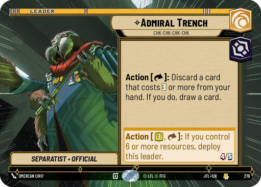 【JTL276/EN】Admiral Trench - Chk-chk-chk-chk(Hyperspace)