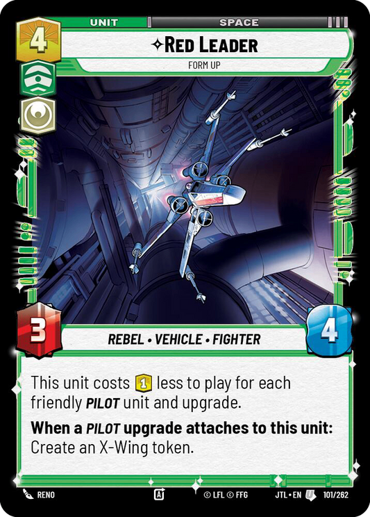 【JTL599/EN】Red Leader - Form Up(Foil)