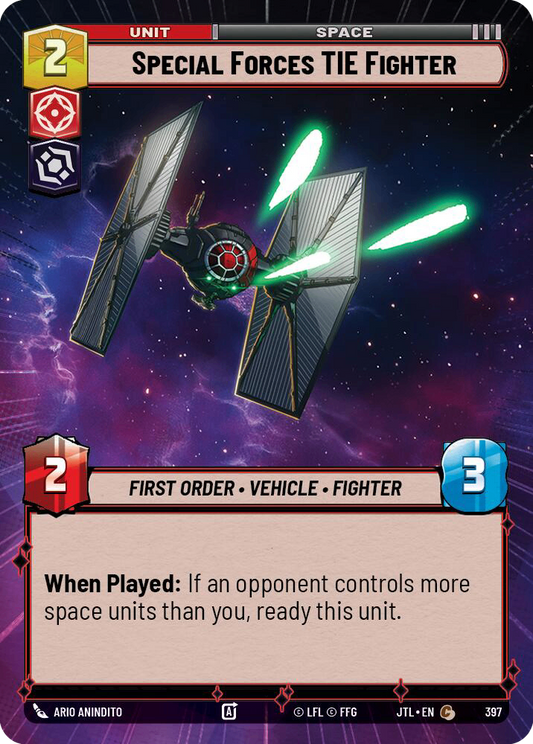 【JTL397/EN】Special Forces TIE Fighter (Hyperspace)