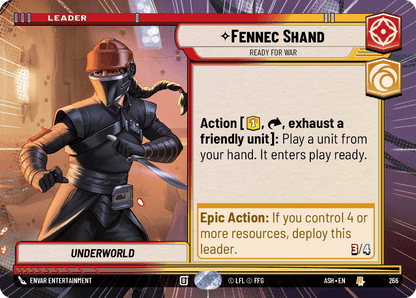 【ASH266/EN】Fennec Shand - Ready for War (Hyperspace)