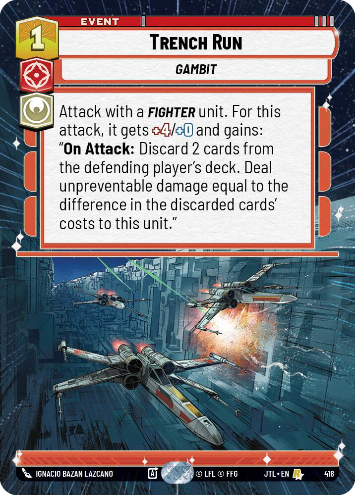 【JTL418/EN】Trench Run (Hyperspace)