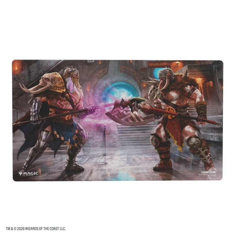 【GAMEGENIC】Magic: The Gathering | REALITY FRACTURE SHINY PLAYMAT - GARRUK OF THE VEIL/GARRUK UNCURSED※配送方法はゆうパックをご選択ください
