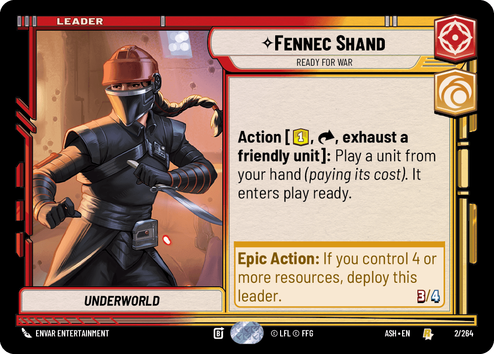 【ASH002/EN】Fennec Shand - Ready for War