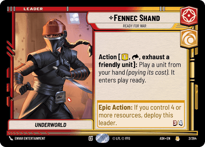 【ASH002/EN】Fennec Shand - Ready for War