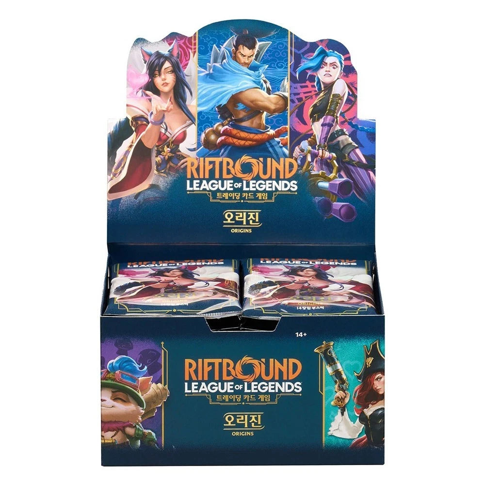 【RIFTBOUND】Origins 14枚入ブースターBOX(24Pack)[韓国語]※配送方法はゆうパックをご選択ください
