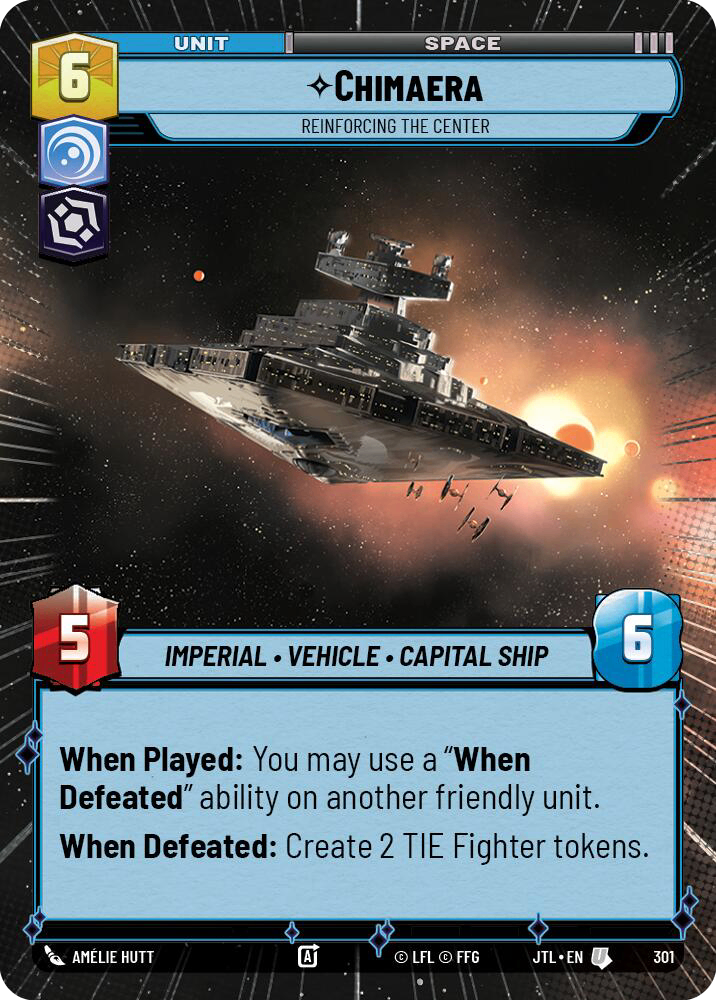 【JTL773/EN】Chimaera - Reinforcing the Center (HYPERSPACE/FOIL)