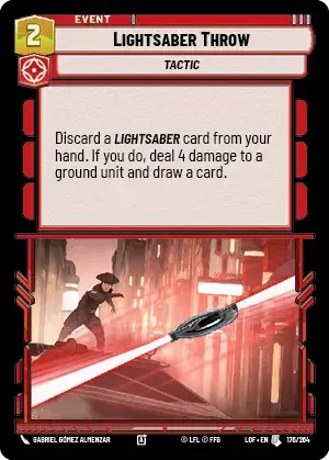 【LOF176/EN】Lightsaber Throw