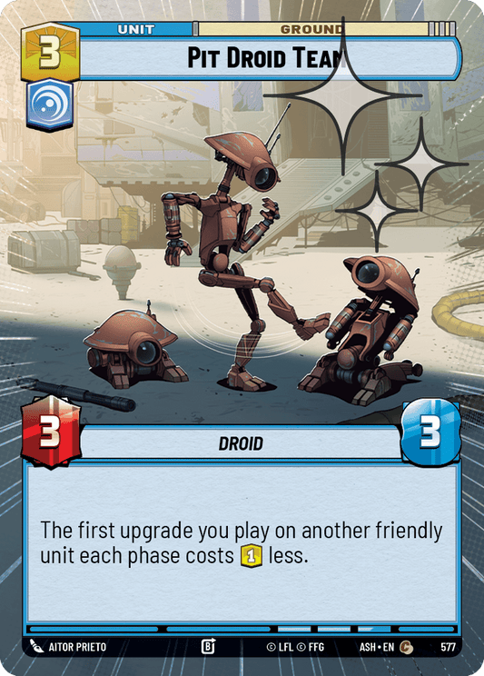 【ASH577/EN】Pit Droid Team (Hyperspace/Foil)
