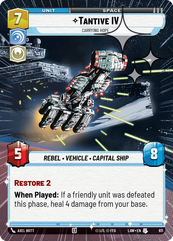 【LAW611/EN】Tantive IV - Carrying Hope (Hyperspace/Foil)