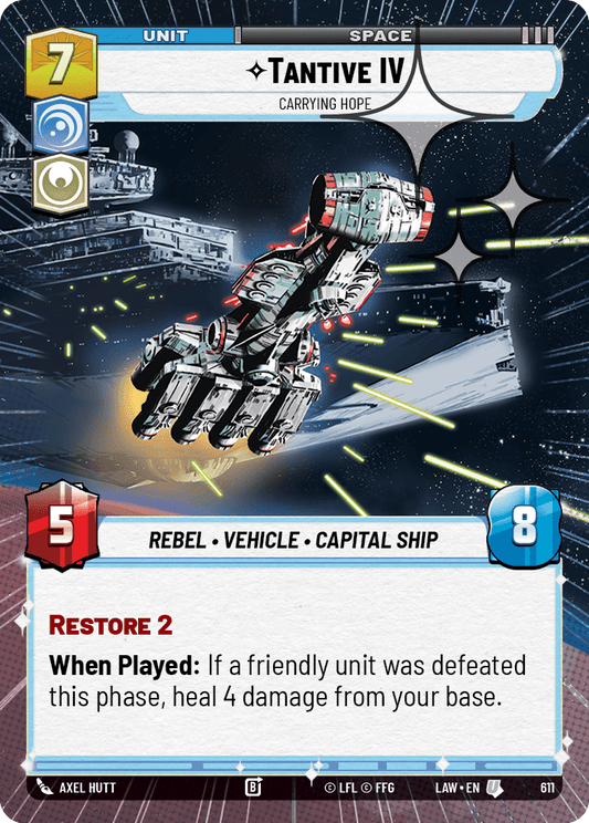 【LAW611/EN】Tantive IV - Carrying Hope (Hyperspace/Foil)