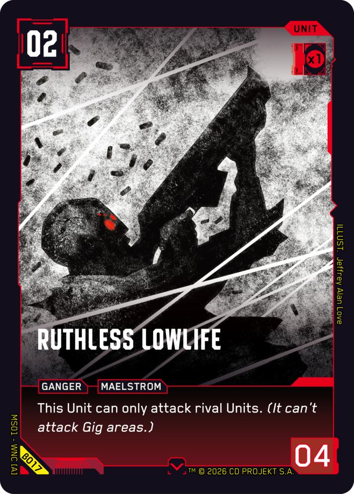 【WNCBβ017/EN】Ruthless Lowlife