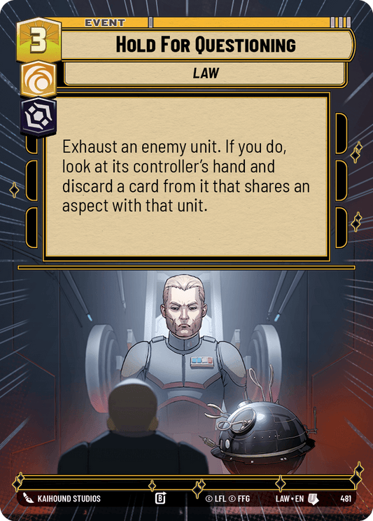 【LAW481/EN】Hold For Questioning (Hyperspace)