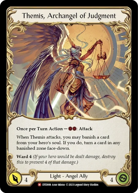【DTD006/EN】Figment of Judgment|Themis, Archangel of Judgment