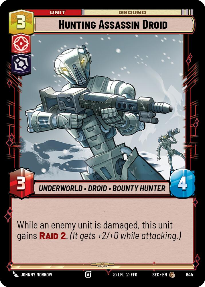 【SEC0644/EN】Hunting Assassin Droid (Foil)