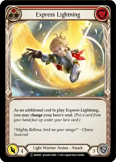【U-MON051/EN】Express Lightning[Red]