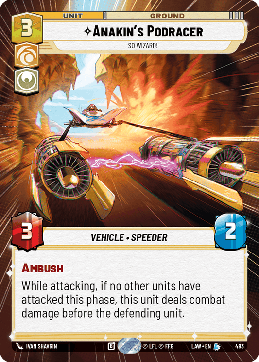 【LAW483/EN】Anakin's Podracer - So Wizard! (Hyperspace)