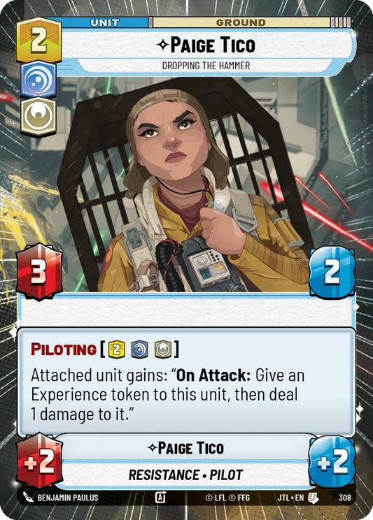 【JTL780/EN】Paige Tico - Dropping the Hammer (HYPERSPACE/FOIL)