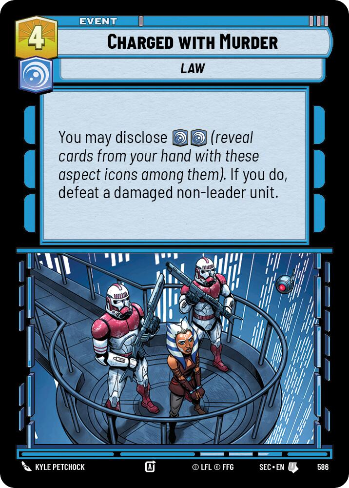 【SEC0586/EN】Charged with Murder (Foil)