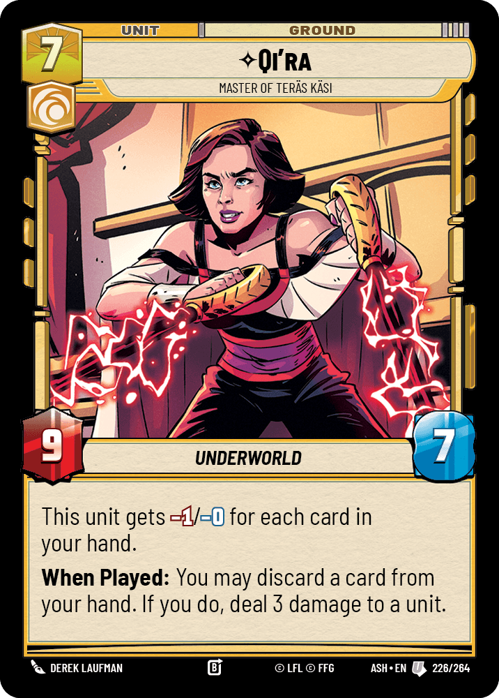 【ASH226/EN】Qi'ra - Master of Teräs Käsi