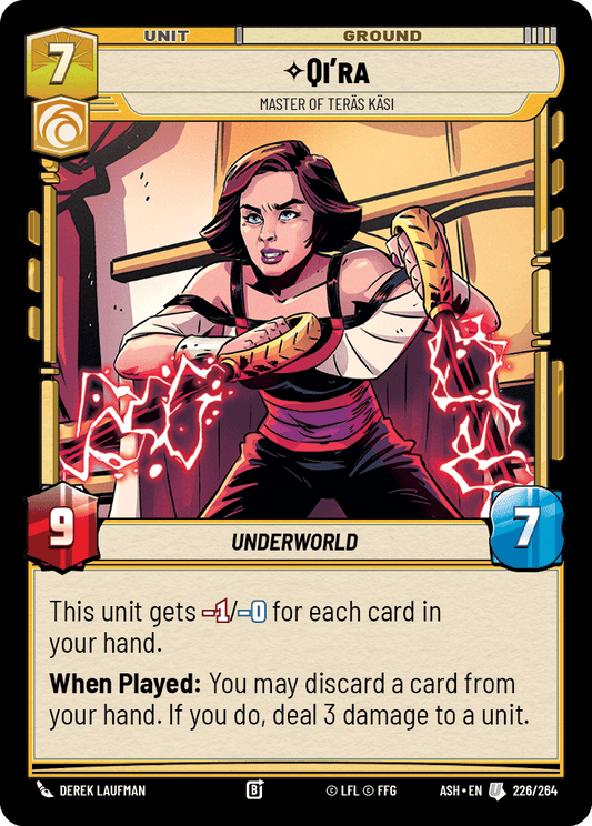 【ASH226/EN】Qi'ra - Master of Teräs Käsi