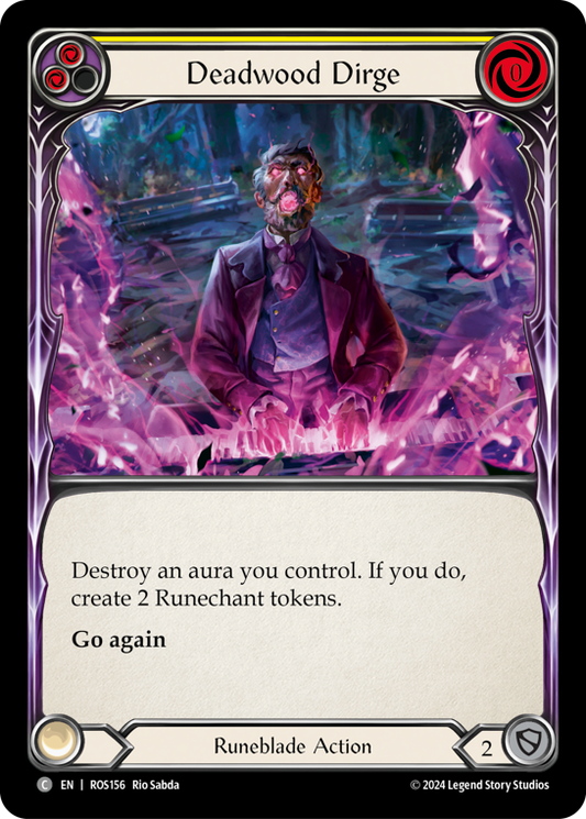 【ROS156/EN/RF】Deadwood Dirge/デッドウッドの哀歌[Yellow]