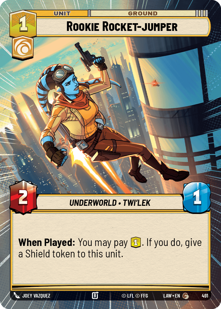 【LAW491/EN】Rookie Rocket-Jumper (Hyperspace)