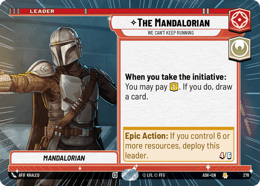 【ASH278/EN】The Mandalorian - We Can't Keep Running (Hyperspace)