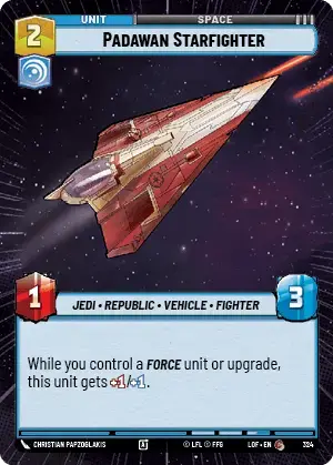 【LOF800/EN】Padawan Starfighter(Hyperspace/Foil)